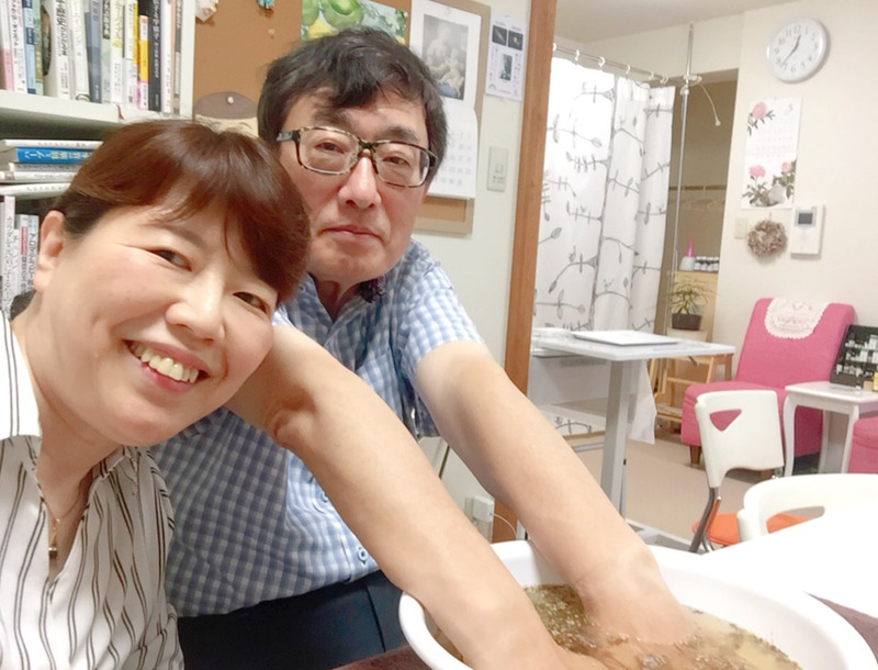 河村先生と入江泰子の写真
